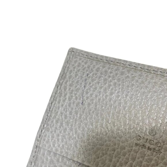 GUCCI GG Marmont Gray Leather - Card Case 196-062725 - Picture 5 of 6